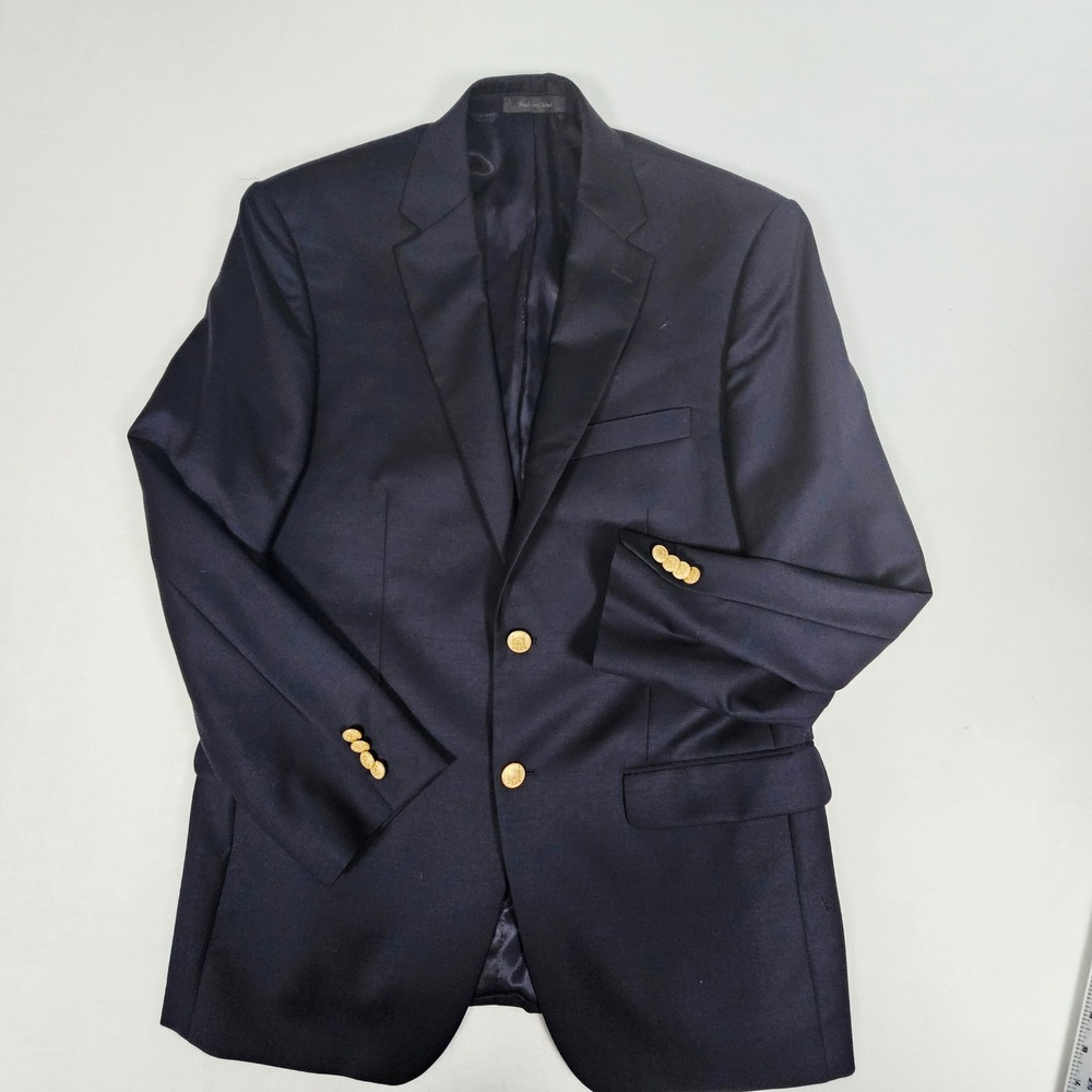 Austin Reed Navy Blazer with Gold Buttons